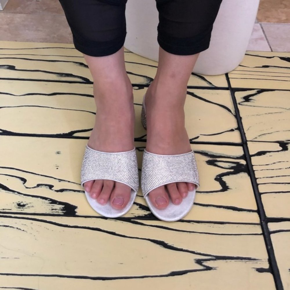 NEW Slip Crystal Rhinestone Wrapped Block - Picture 4 of 8